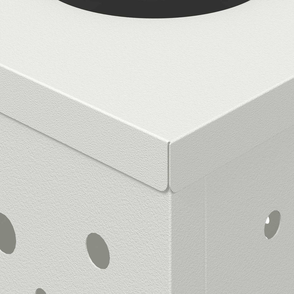 Solar LED Pathway Light 2 pcs White Cold Rolled Steel