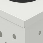 Solar LED Pathway Light 2 pcs White Cold Rolled Steel