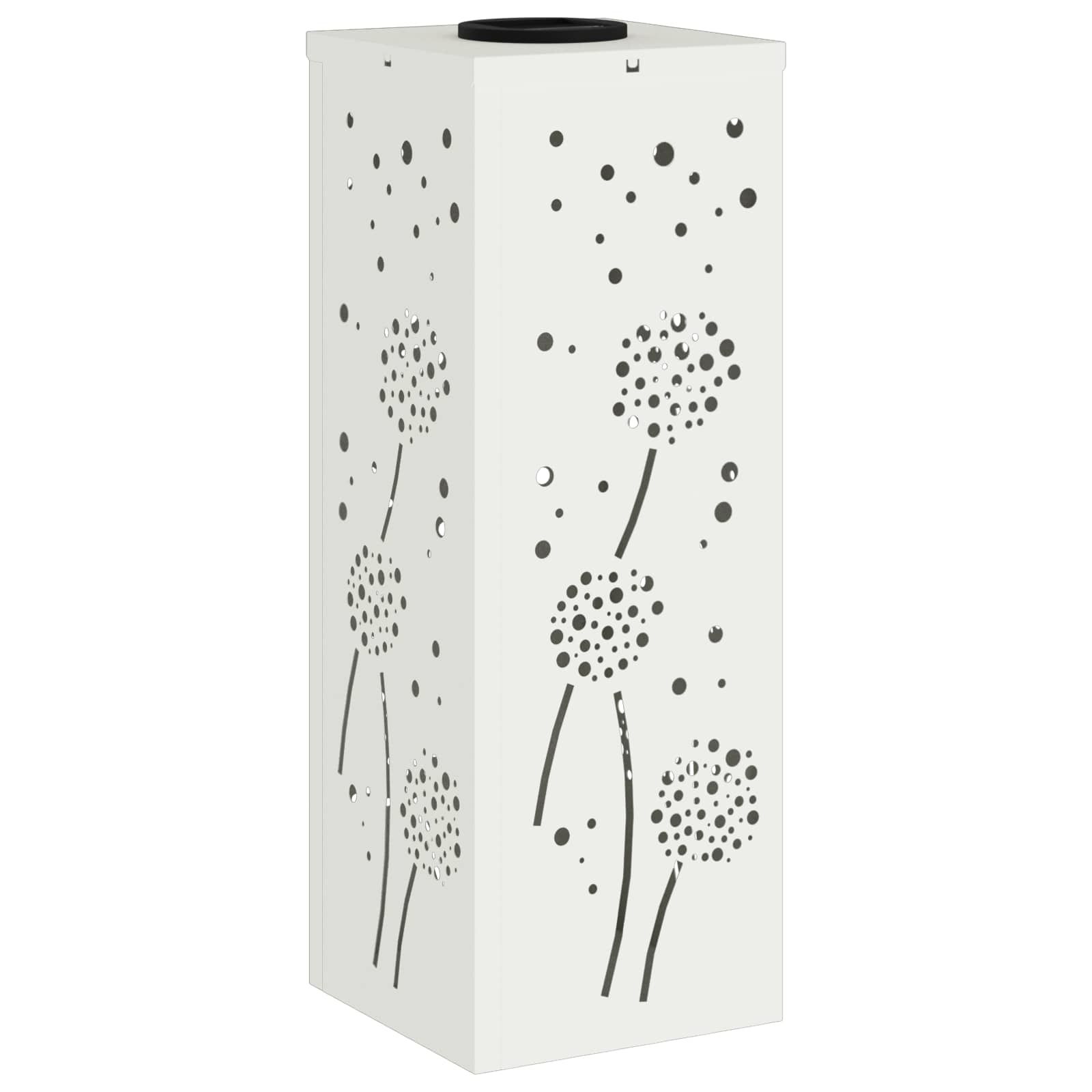 Solar LED Pathway Light 2 pcs White Cold Rolled Steel