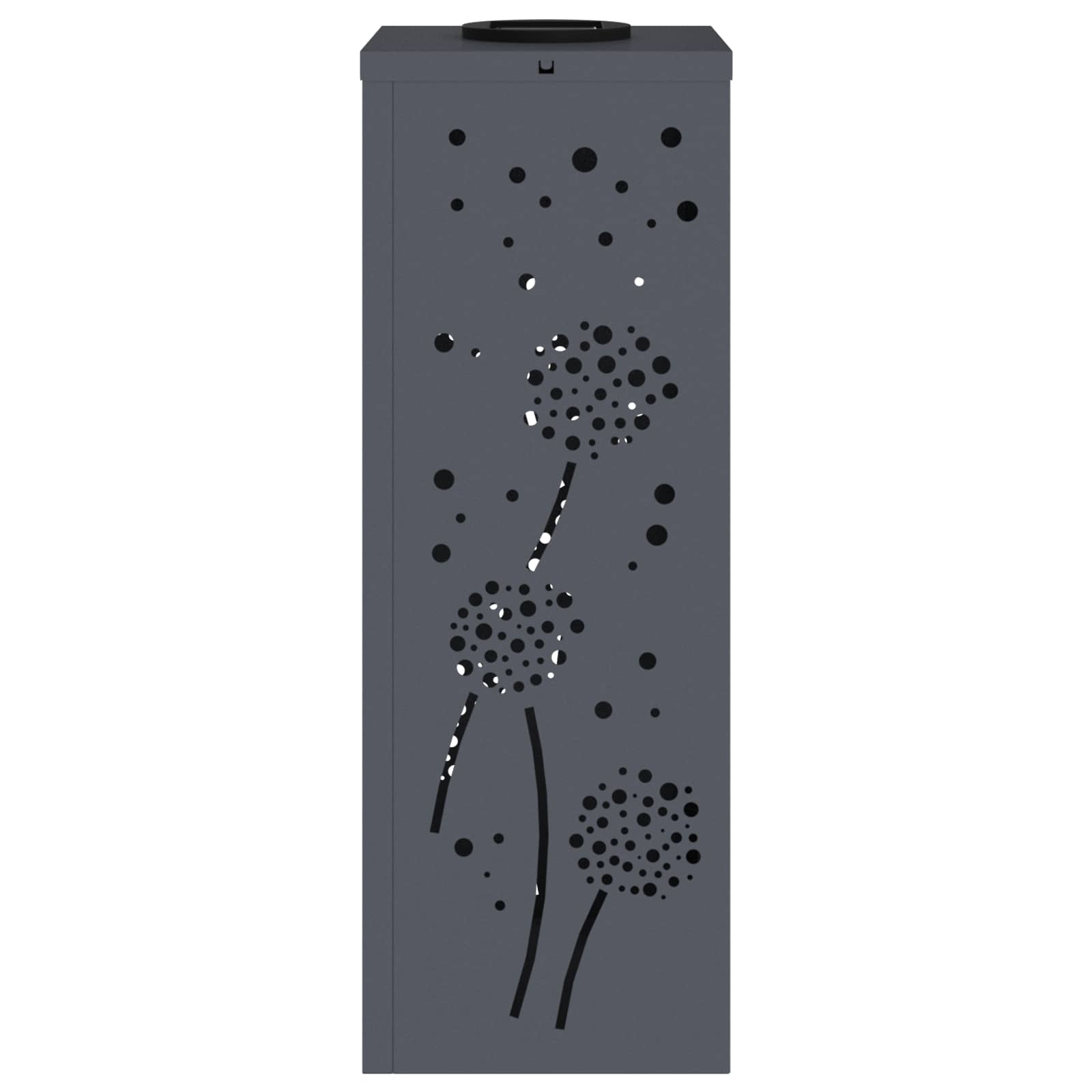 Solar LED Pathway Light 2 pcs Anthracite Cold Rolled Steel