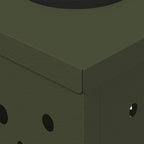 Solar LED Pathway Light 2 pcs Olive Green Cold Rolled Steel