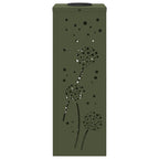 Solar LED Pathway Light 2 pcs Olive Green Cold Rolled Steel