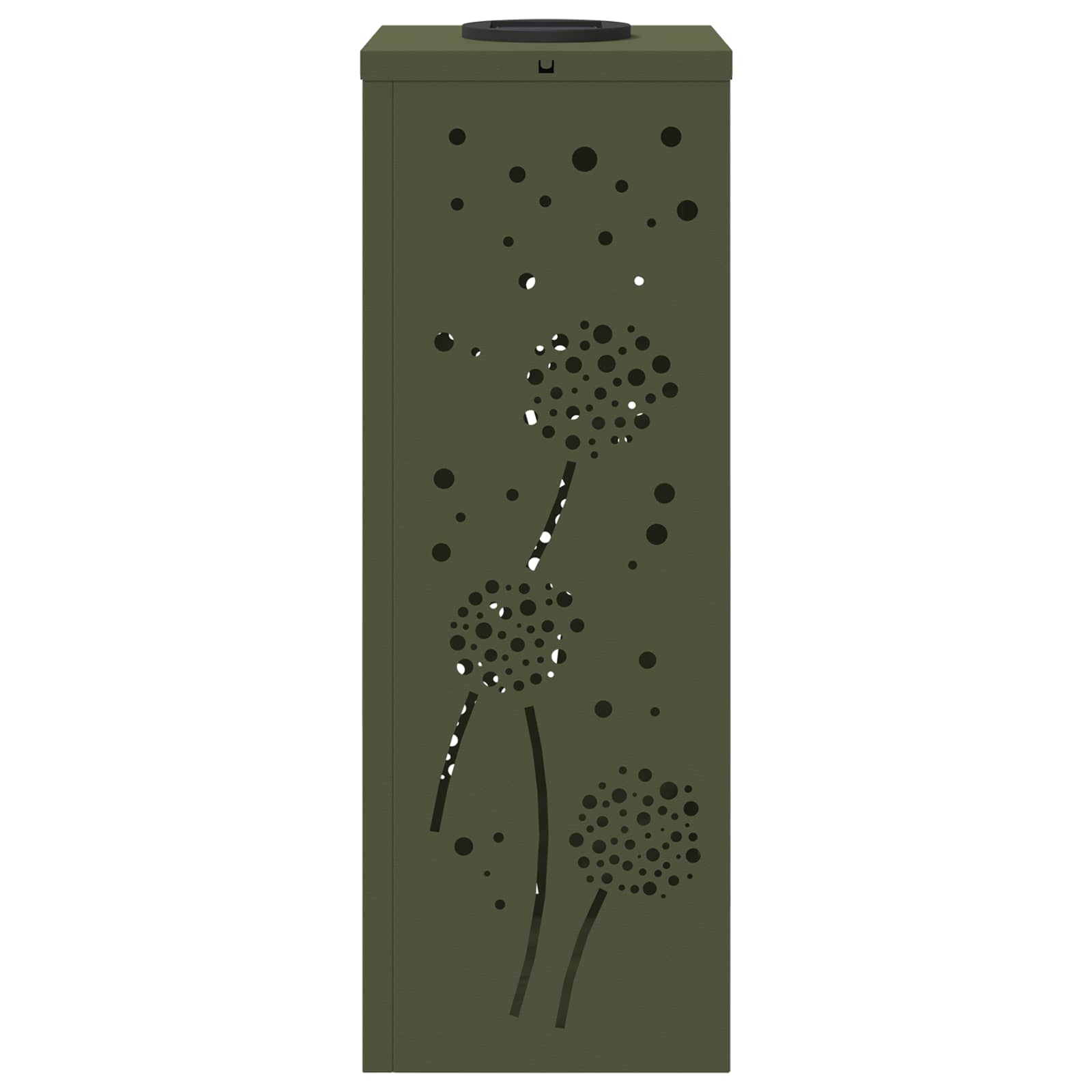 Solar LED Pathway Light 2 pcs Olive Green Cold Rolled Steel