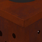 Solar LED Pathway Light 2 pcs Corten Steel Corten Steel