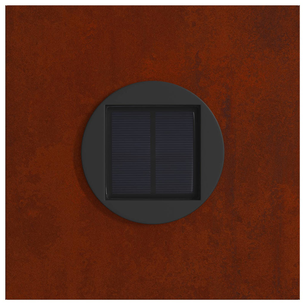 Solar LED Pathway Light 2 pcs Corten Steel Corten Steel