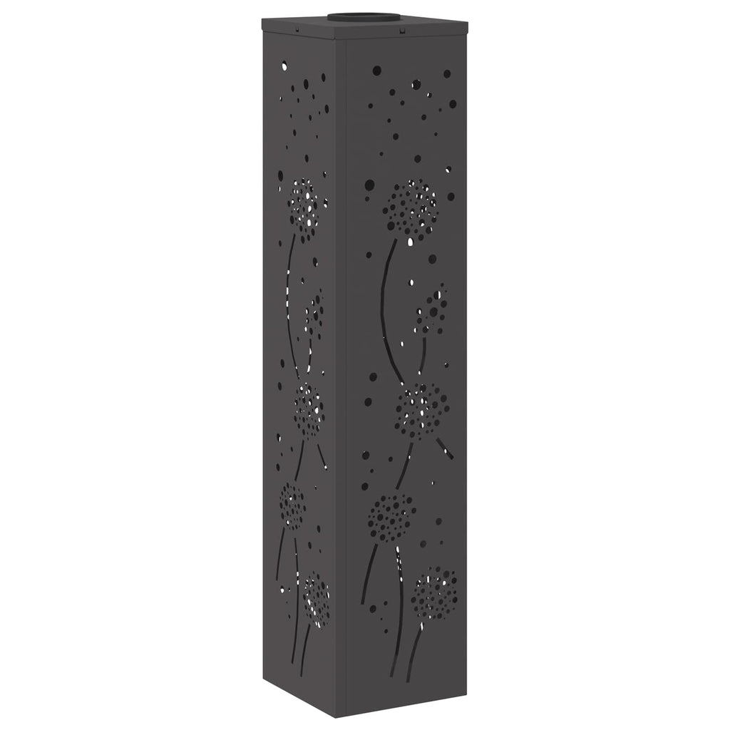 Solar LED Pathway Light 2 pcs Black Cold Rolled Steel