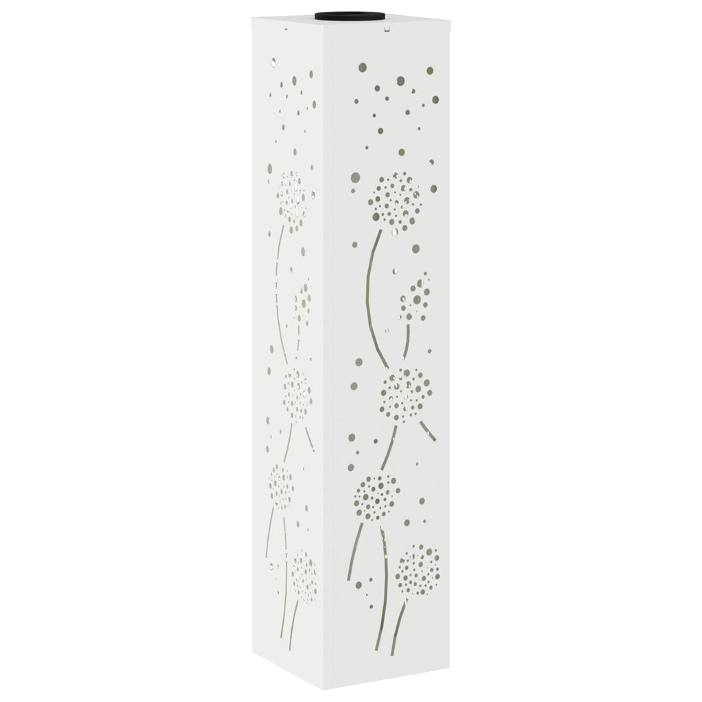 Solar LED Pathway Light 2 pcs White Cold Rolled Steel