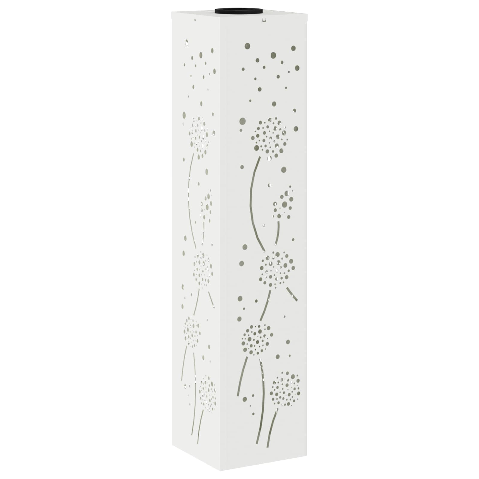 Solar LED Pathway Light 2 pcs White Cold Rolled Steel