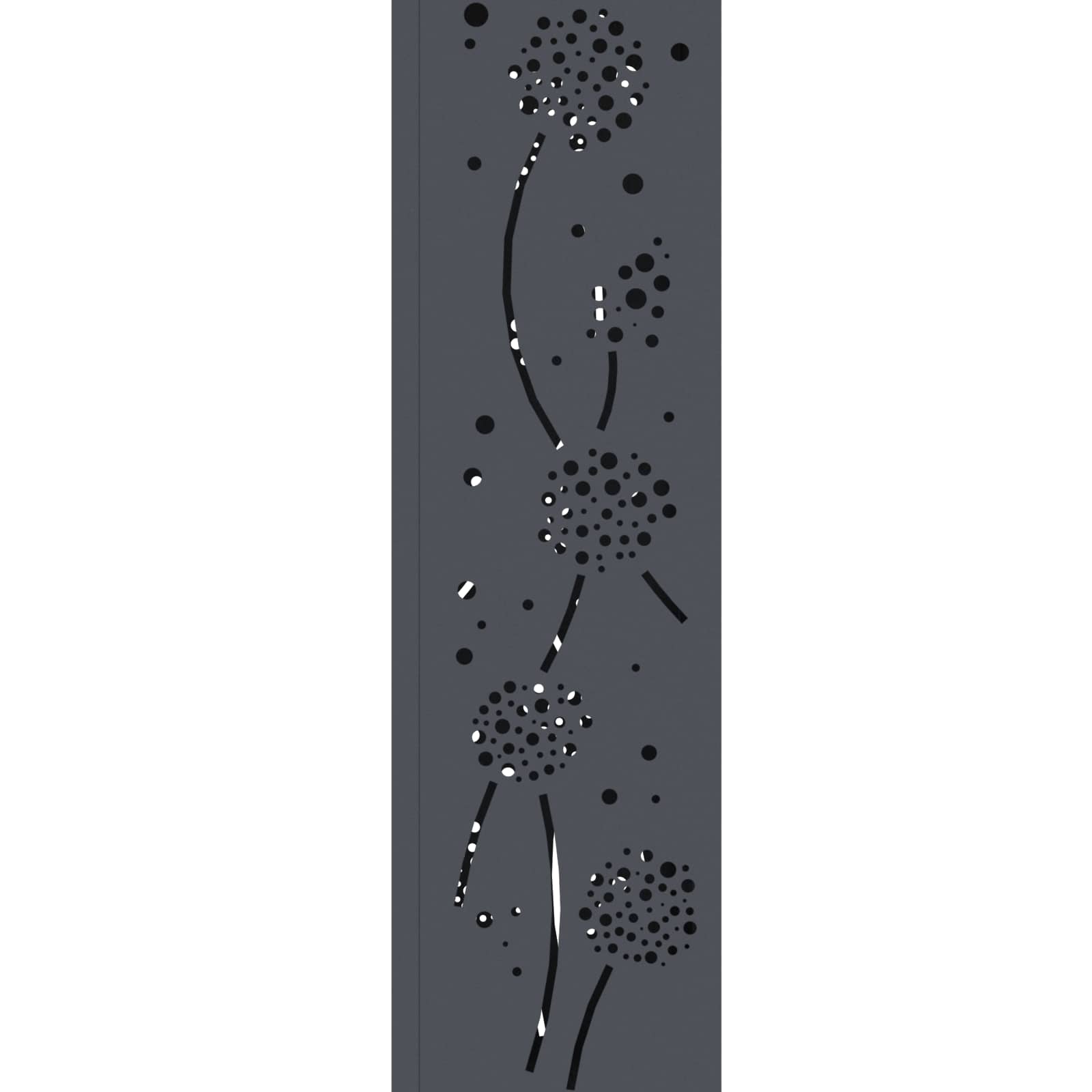 Solar LED Pathway Light 2 pcs Anthracite Cold Rolled Steel