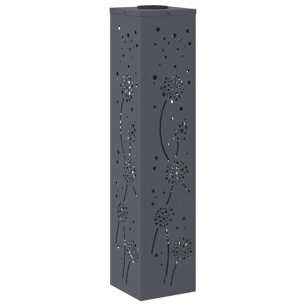 Solar LED Pathway Light 2 pcs Anthracite Cold Rolled Steel