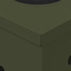 Solar LED Pathway Light 2 pcs Olive Green Cold Rolled Steel