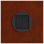 Solar LED Pathway Light 2 pcs Corten Steel Corten Steel