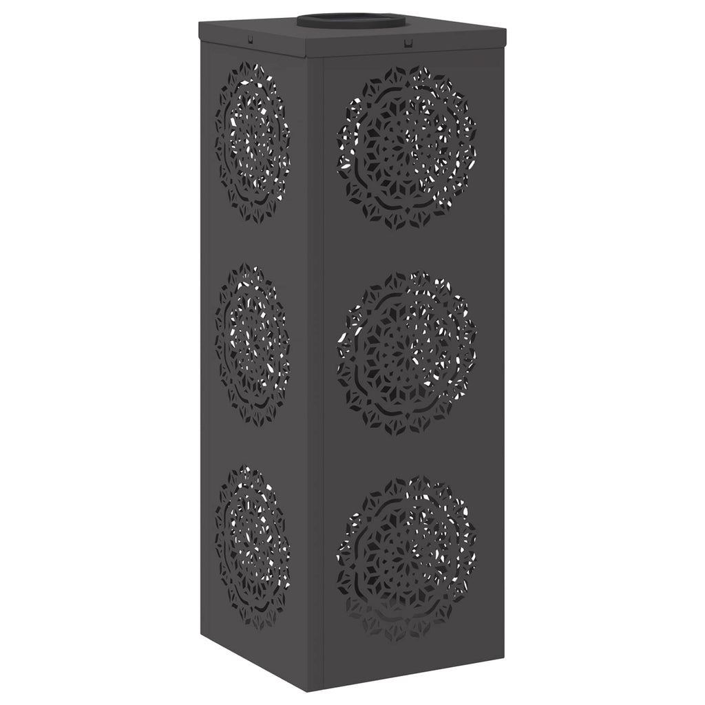 Solar LED Pathway Light 2 pcs Black Cold Rolled Steel