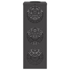 Solar LED Pathway Light 2 pcs Black Cold Rolled Steel