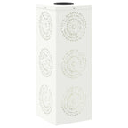 Solar LED Pathway Light 2 pcs White Cold Rolled Steel