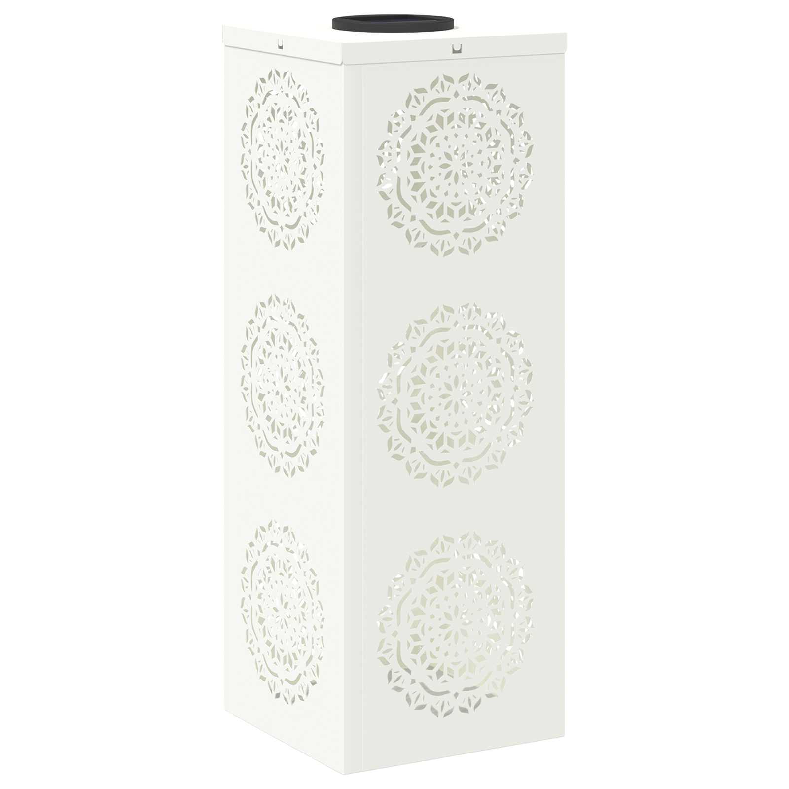 Solar LED Pathway Light 2 pcs White Cold Rolled Steel