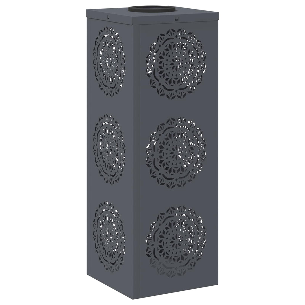 Solar LED Pathway Light 2 pcs Anthracite Cold Rolled Steel