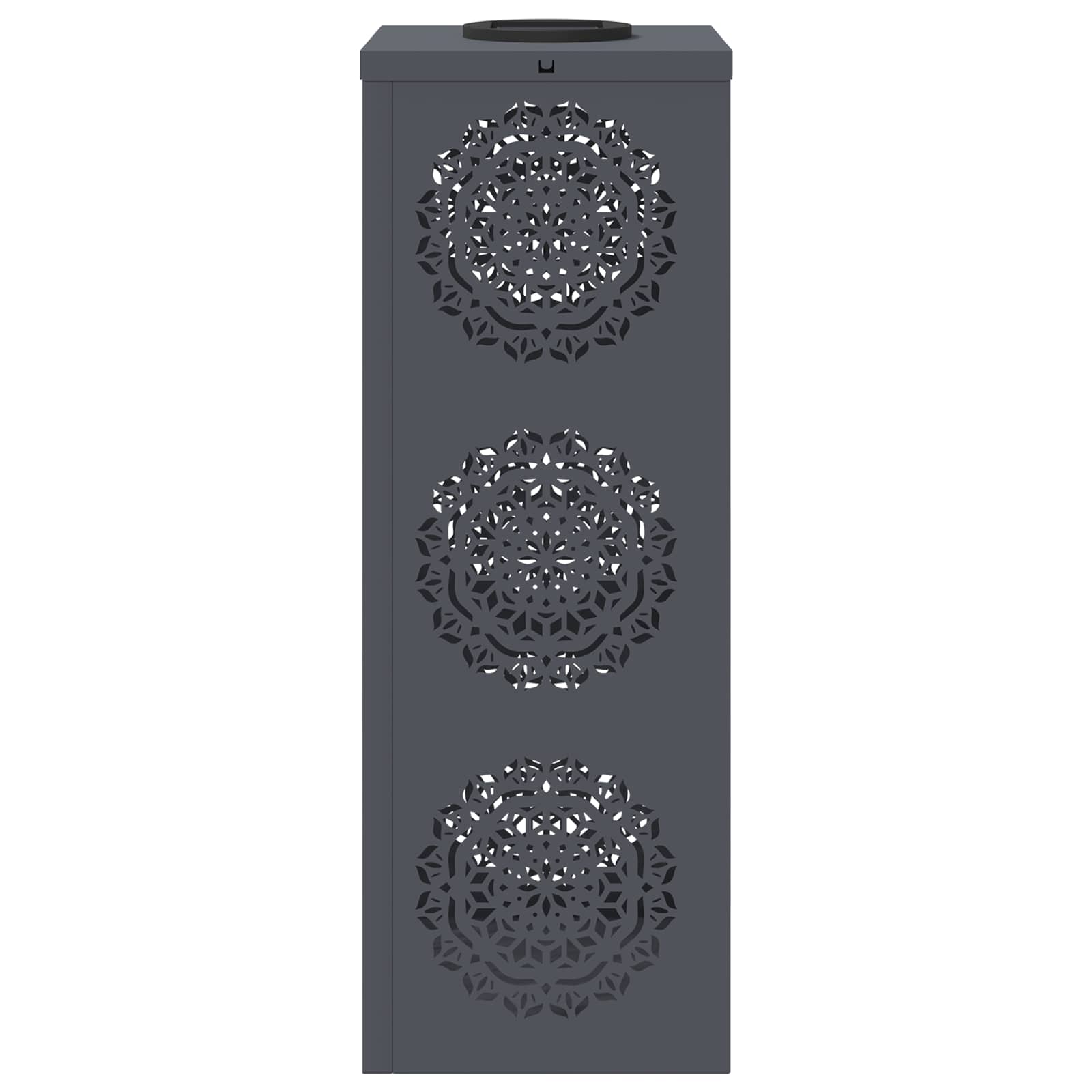 Solar LED Pathway Light 2 pcs Anthracite Cold Rolled Steel