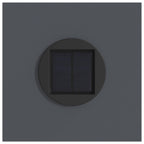 Solar LED Pathway Light 2 pcs Anthracite Cold Rolled Steel