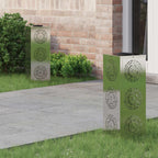 Solar LED Pathway Light 2 pcs Stainless Steel Stainless Steel