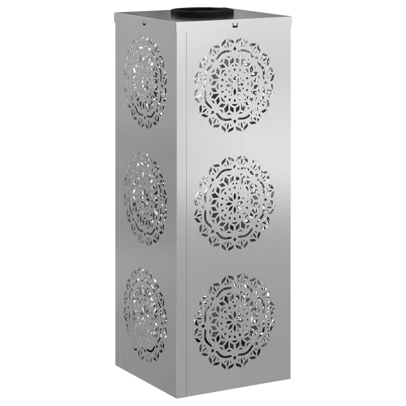 Solar LED Pathway Light 2 pcs Galvanized Galvanized