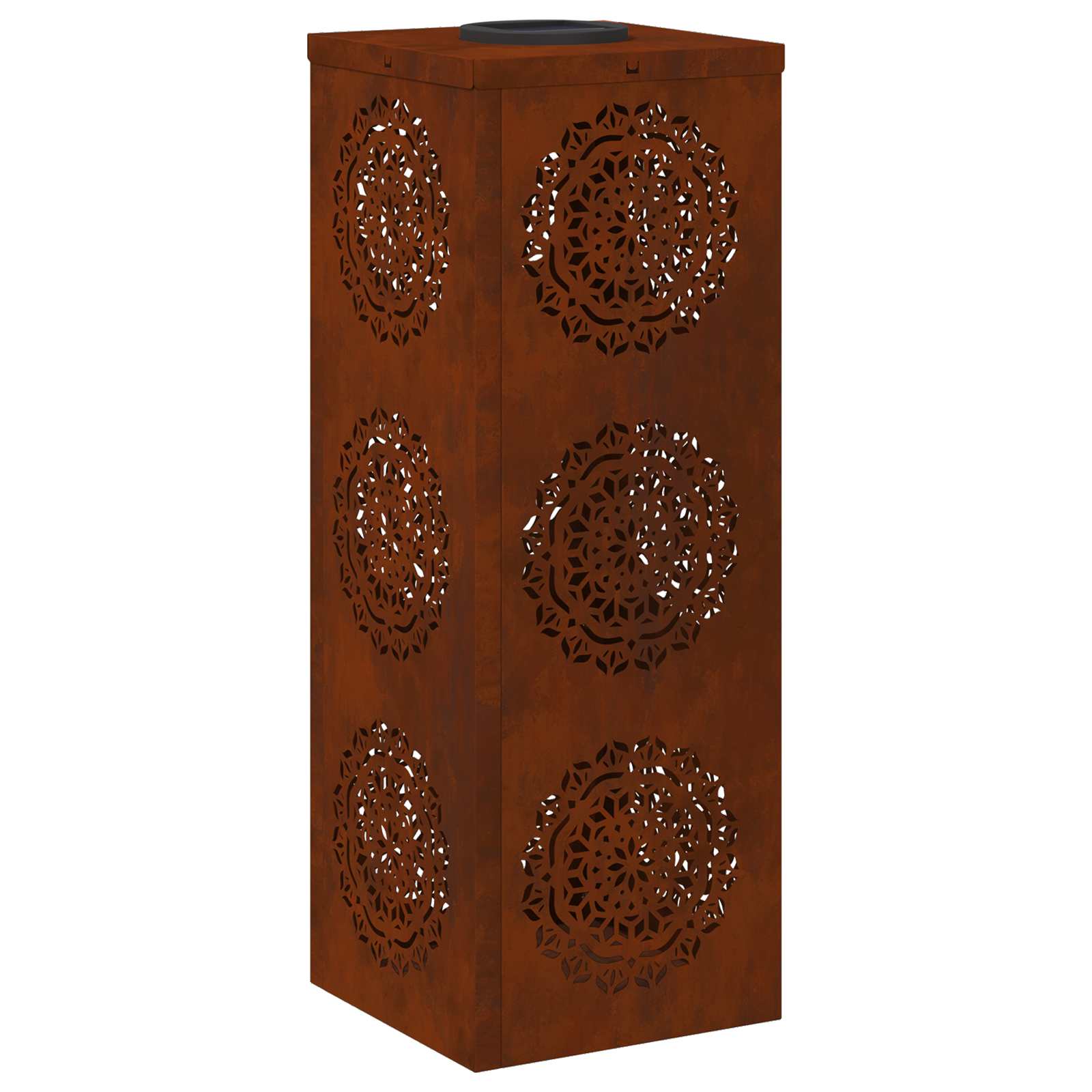 Solar LED Pathway Light 2 pcs Corten Steel Corten Steel