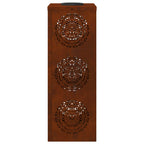 Solar LED Pathway Light 2 pcs Corten Steel Corten Steel