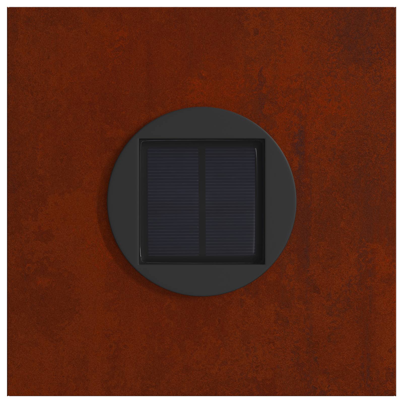 Solar LED Pathway Light 2 pcs Corten Steel Corten Steel