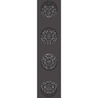 Solar LED Pathway Light 2 pcs Black Cold Rolled Steel