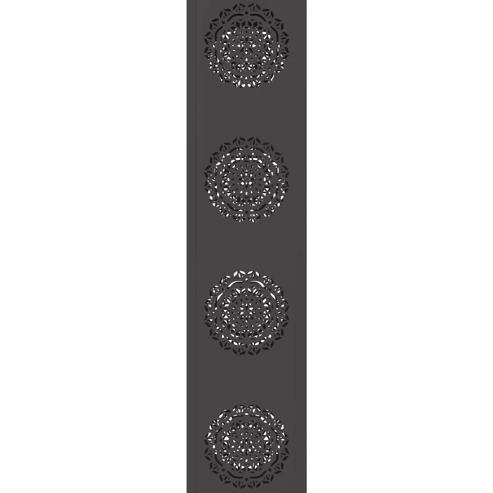 Solar LED Pathway Light 2 pcs Black Cold Rolled Steel