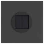 Solar LED Pathway Light 2 pcs Black Cold Rolled Steel