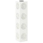 Solar LED Pathway Light 2 pcs White Cold Rolled Steel