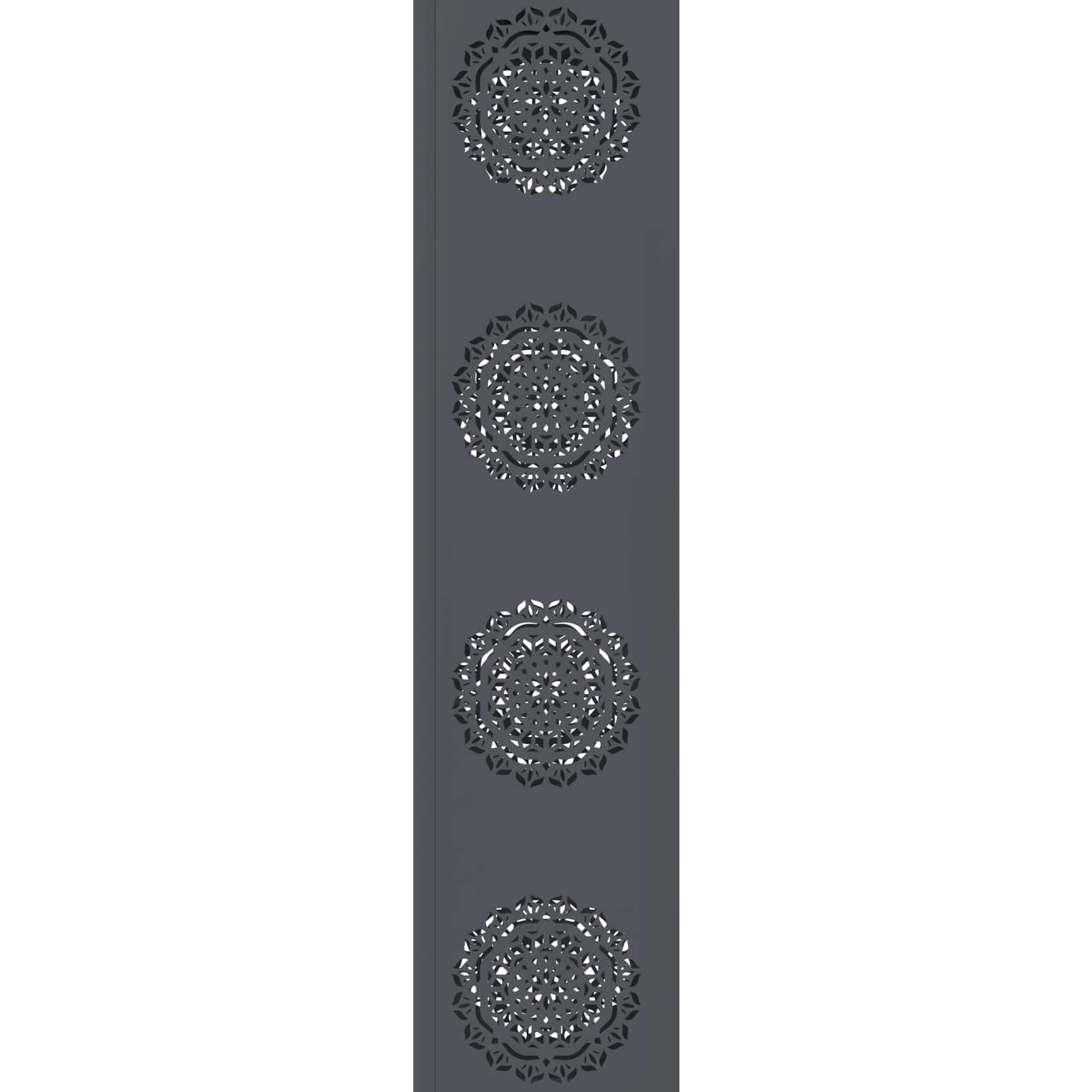 Solar LED Pathway Light 2 pcs Anthracite Cold Rolled Steel