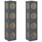 Solar LED Pathway Light 2 pcs Anthracite Cold Rolled Steel