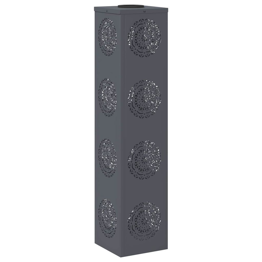 Solar LED Pathway Light 2 pcs Anthracite Cold Rolled Steel