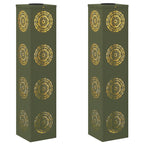 Solar LED Pathway Light 2 pcs Olive Green Cold Rolled Steel