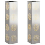 Solar LED Pathway Light 2 pcs Stainless Steel Stainless Steel