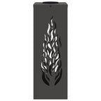 Solar LED Pathway Light 2 pcs Black Cold Rolled Steel