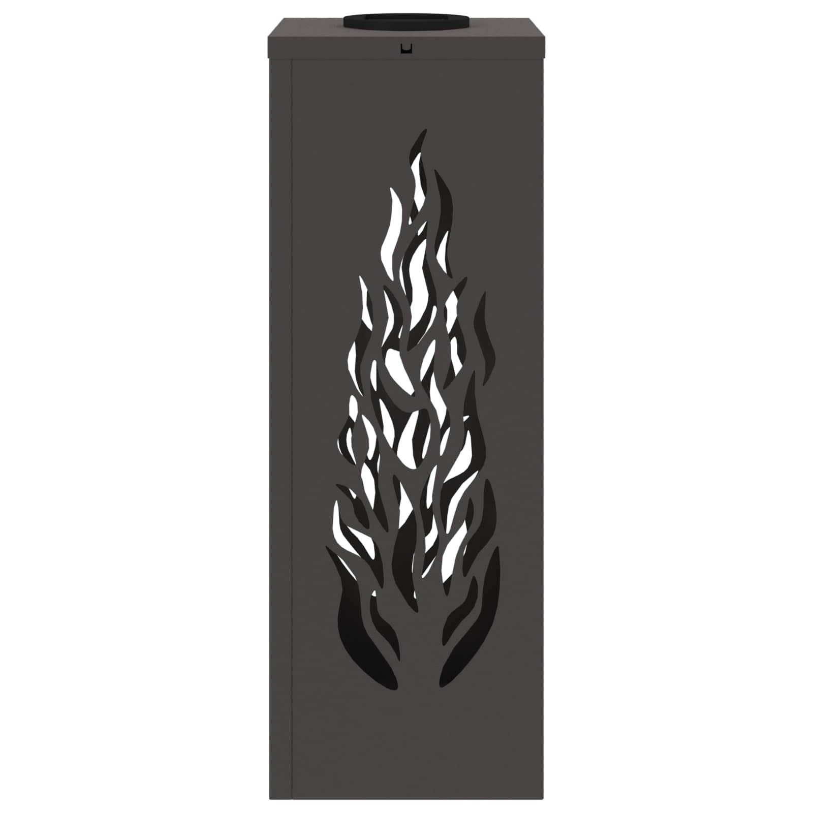 Solar LED Pathway Light 2 pcs Black Cold Rolled Steel