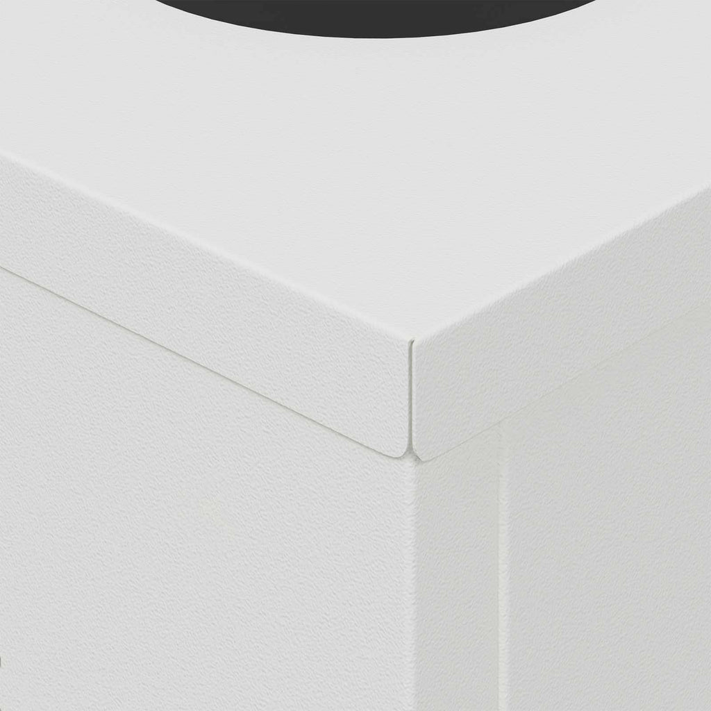 Solar LED Pathway Light 2 pcs White Cold Rolled Steel