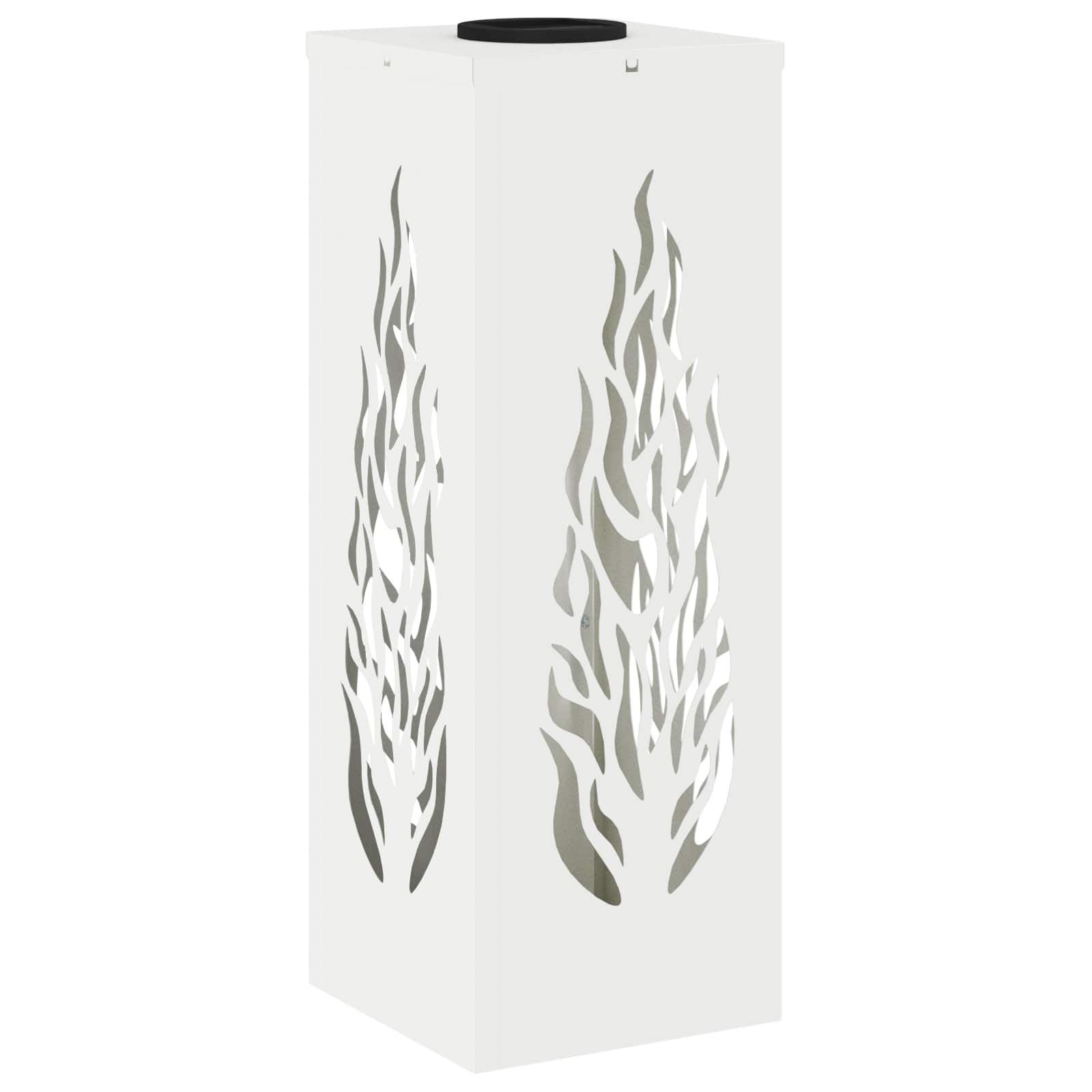 Solar LED Pathway Light 2 pcs White Cold Rolled Steel