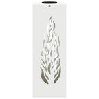 Solar LED Pathway Light 2 pcs White Cold Rolled Steel