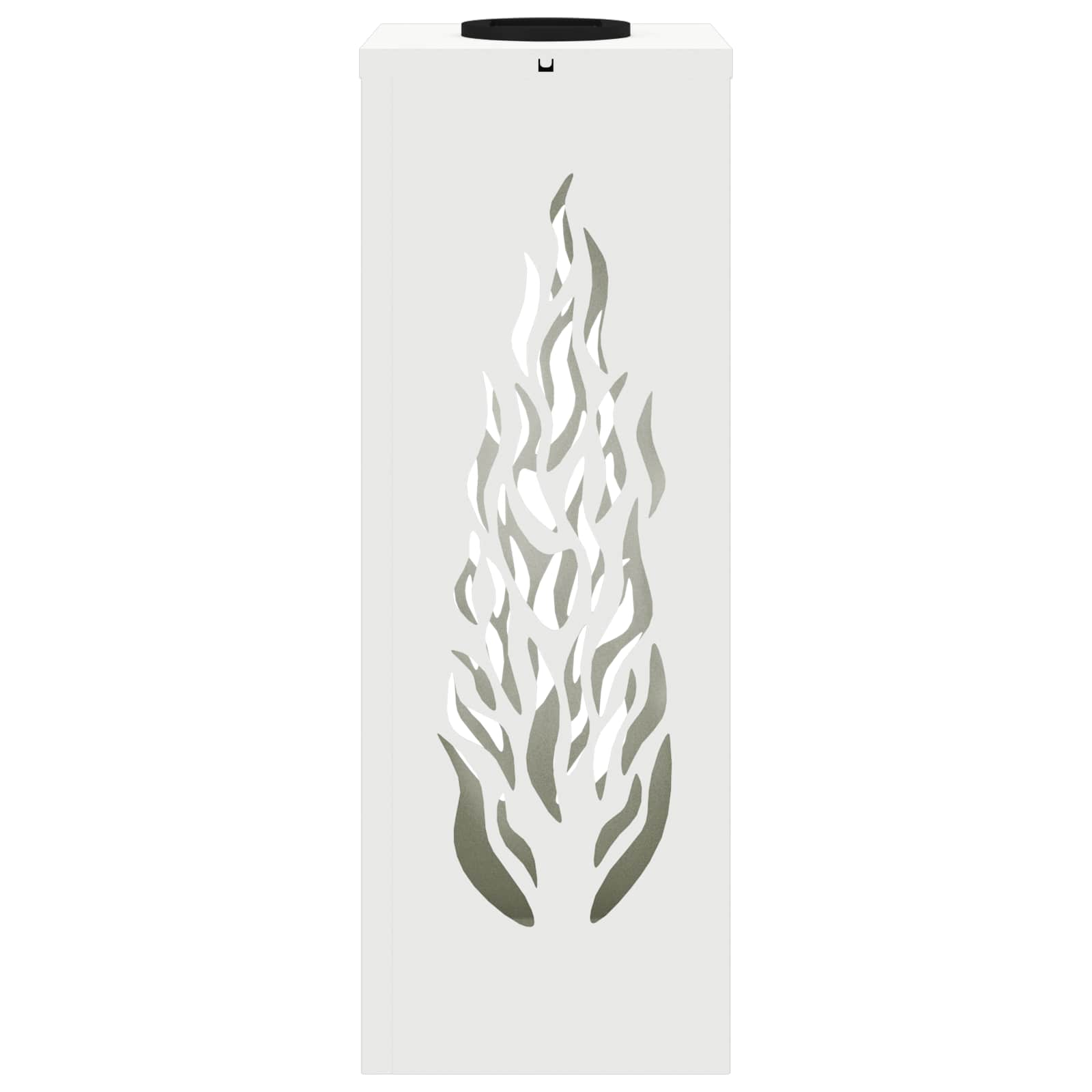 Solar LED Pathway Light 2 pcs White Cold Rolled Steel