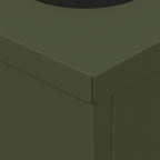 Solar LED Pathway Light 2 pcs Olive Green Cold Rolled Steel