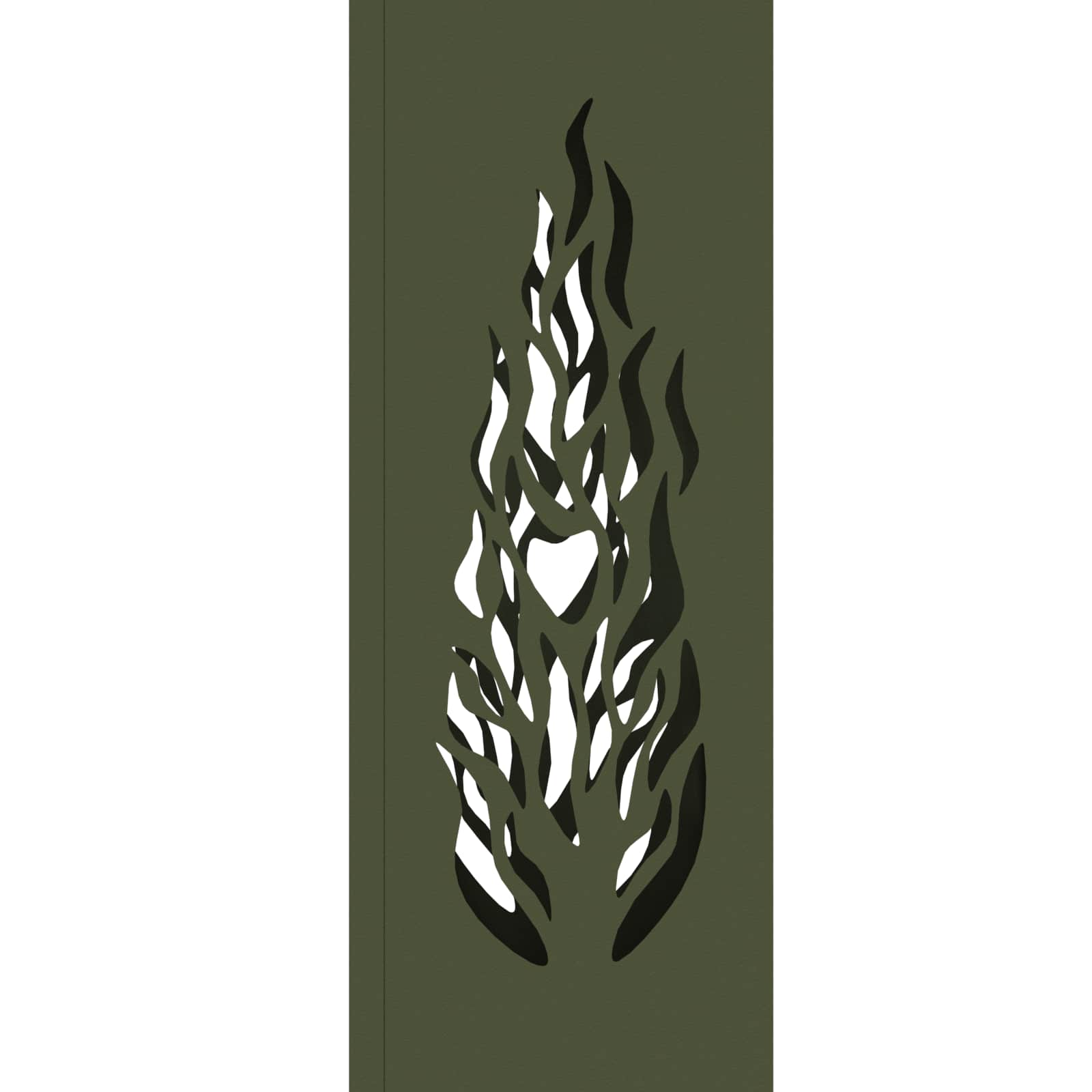 Solar LED Pathway Light 2 pcs Olive Green Cold Rolled Steel