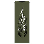 Solar LED Pathway Light 2 pcs Olive Green Cold Rolled Steel