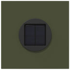 Solar LED Pathway Light 2 pcs Olive Green Cold Rolled Steel