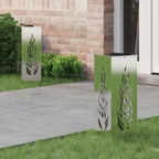 Solar LED Pathway Light 2 pcs Stainless Steel Stainless Steel