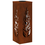 Solar LED Pathway Light 2 pcs Corten Steel Corten Steel