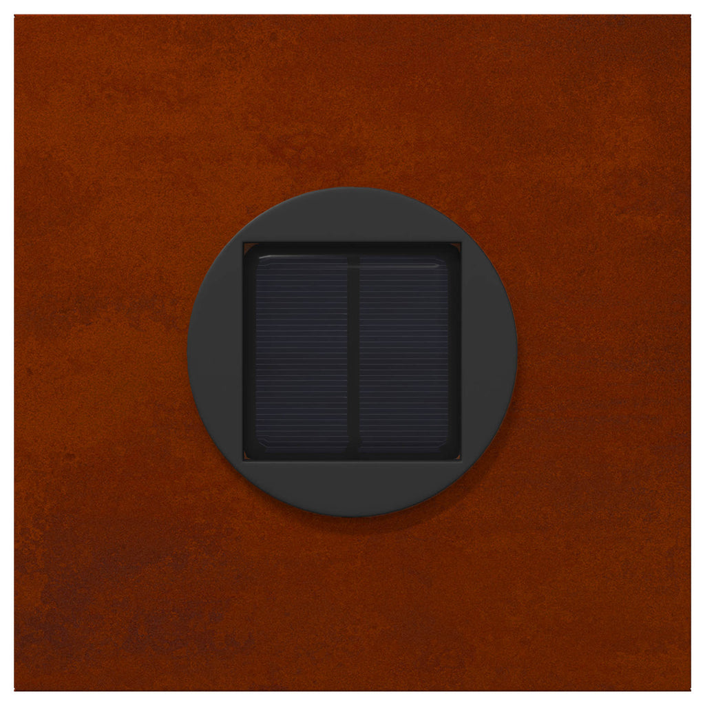 Solar LED Pathway Light 2 pcs Corten Steel Corten Steel